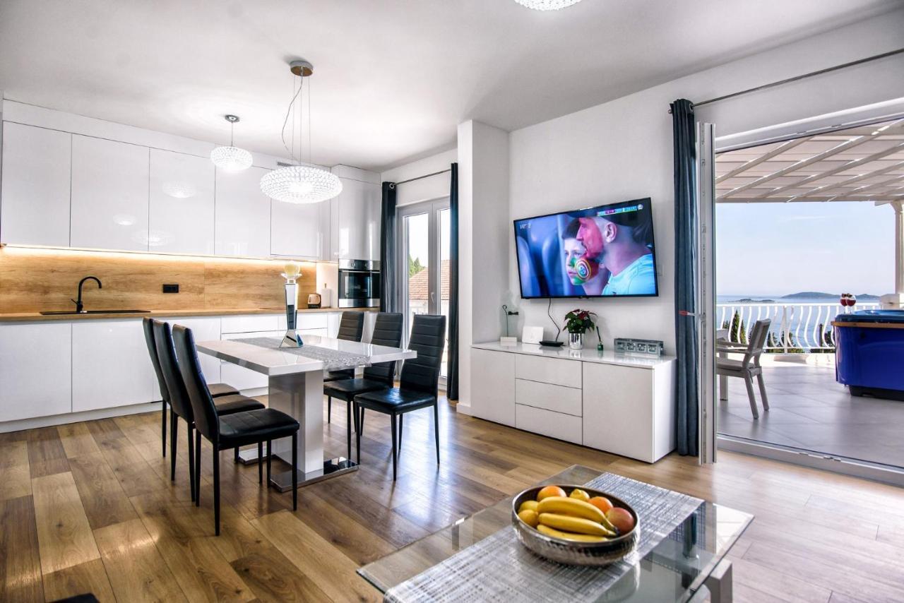 Aurora Seaview Apartment Млини Экстерьер фото